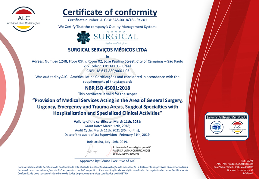 Certificação ALC